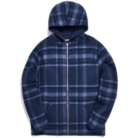 Kith x Ronnie Fieg Large Check Carlton Hoodie‎ Reversible Jacket Medium - Picture 1 of 10